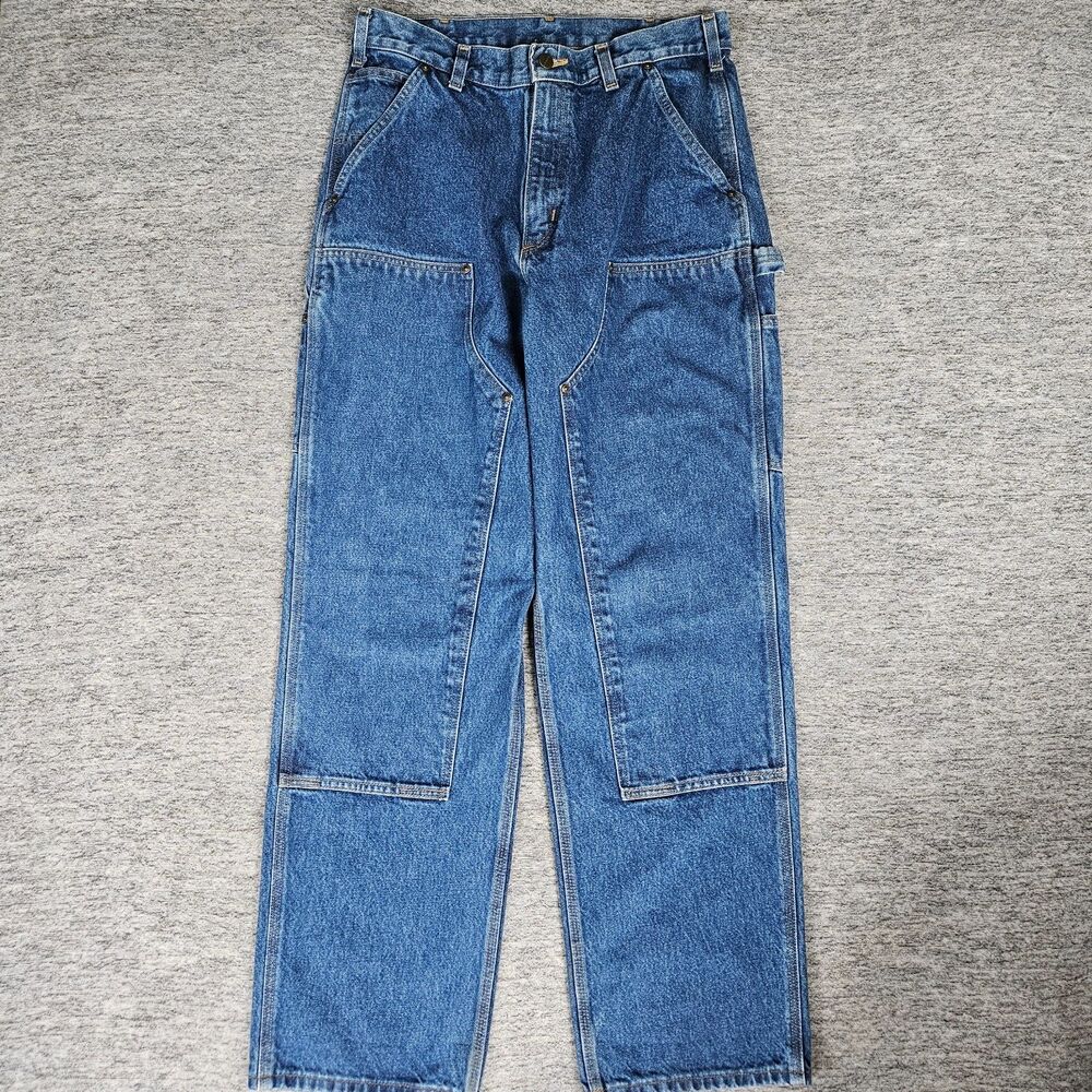 Vintage Carhartt Double Knee Carpenter Jeans Men's 32x32 B73 DST Loose Original